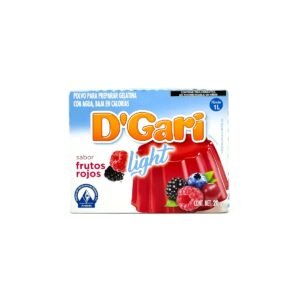 GELATINA GARY LIGHT FRUTOS ROJOS 24/20GR