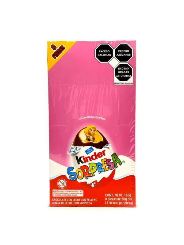 HUEVITO KINDER NIÑA 12/8/20GR