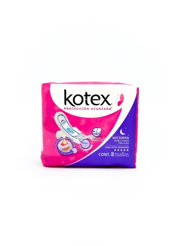 KOTEX NOCTURNA C/A 8/10TOALL