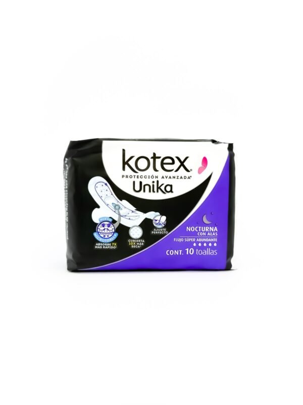 KOTEX UNICA NOCTURNA 8/10